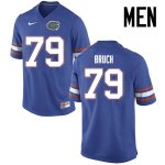 Men's Florida Gators #79 Dallas Bruch NCAA Nike Blue Authentic Stitched College Football Jersey ZAL3662WY